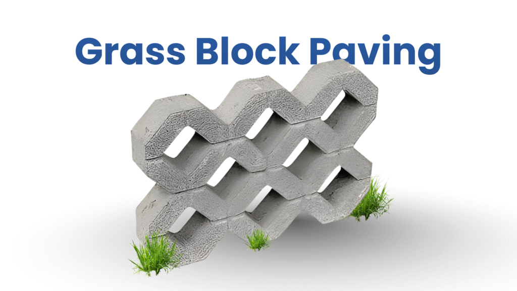 Grass Block Paving untuk area resapan dan taman